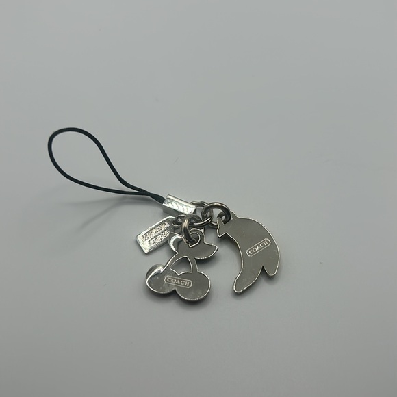 COACH Enamel Multi Charm Purse Keychain New - Picture 4 of 4